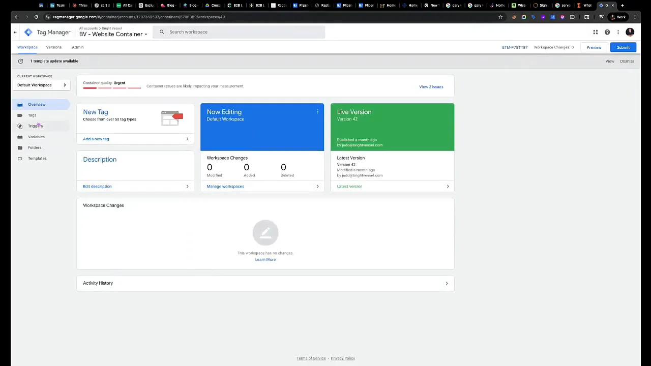 Google Tag Manager server and web containers illustrated in the demo